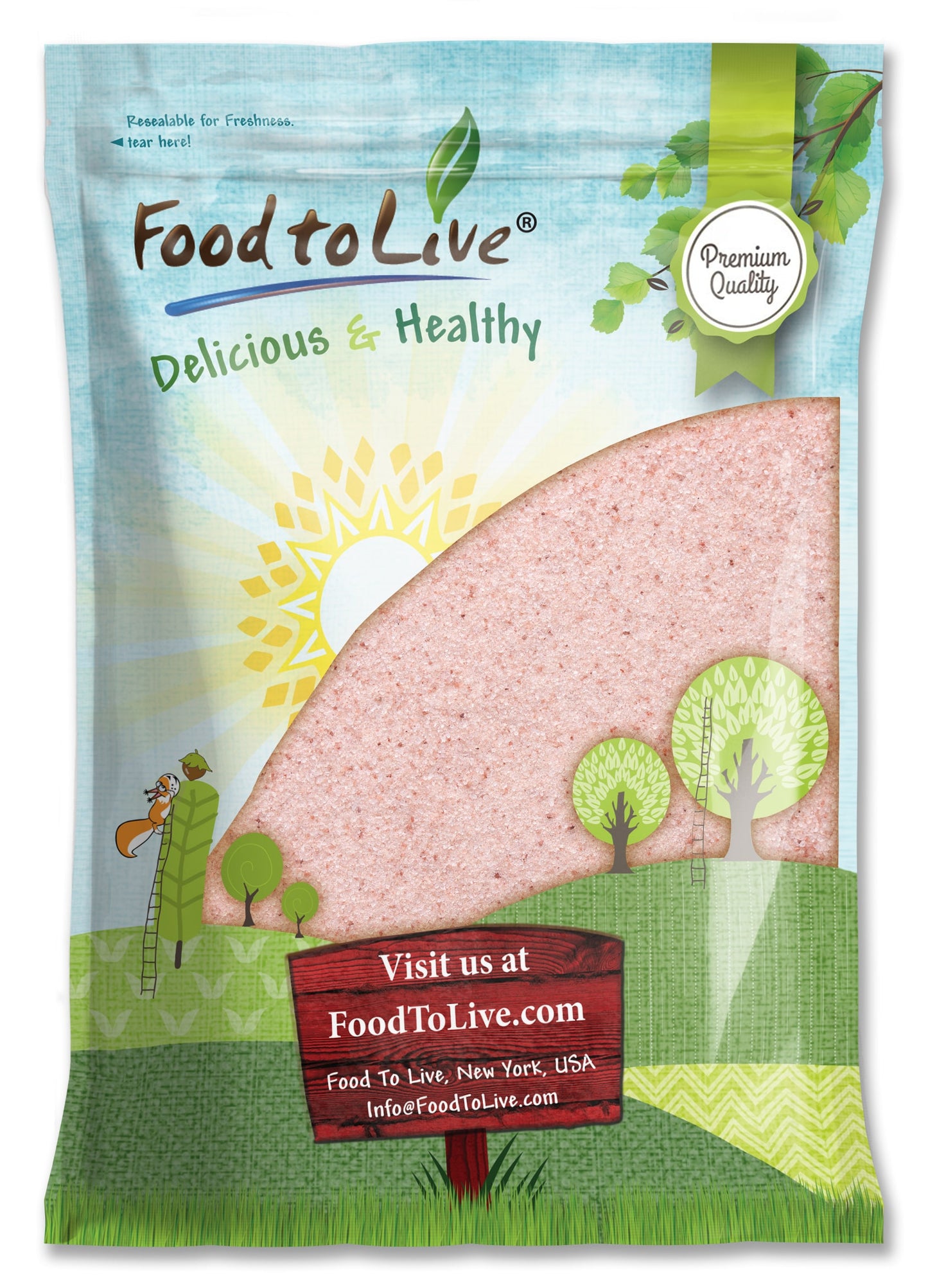 Himalayan Pink Salt — Super Fine, Natural, Bulk - by Food to Live