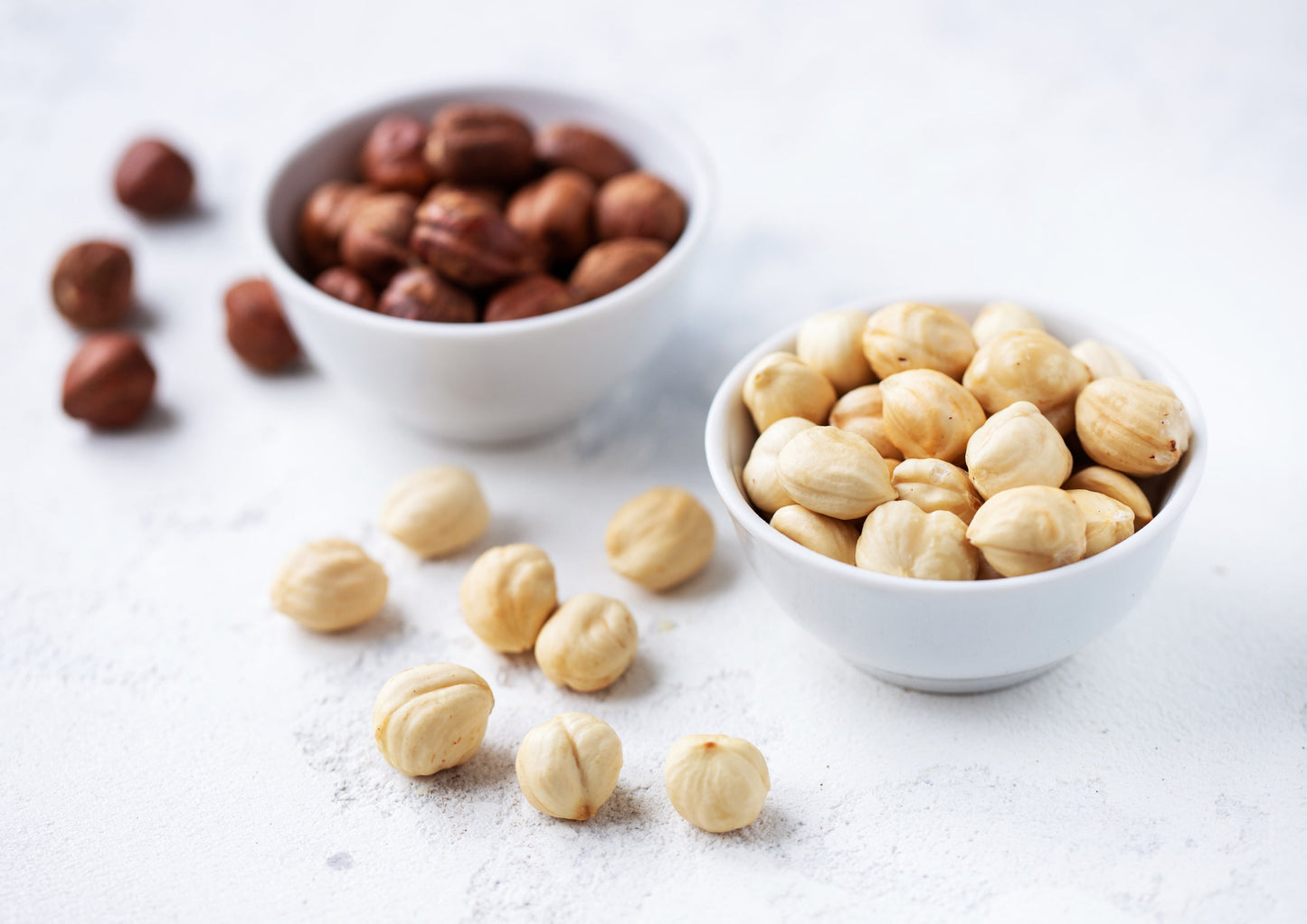 Blanched Hazelnuts – Raw Whole Filberts, No Skin, Unsalted, Unroasted Nuts, Vegan Snack, Kosher, Bulk. Keto. Good Source of Vitamins and Protein. Great for Baking, Granola & Butter Making